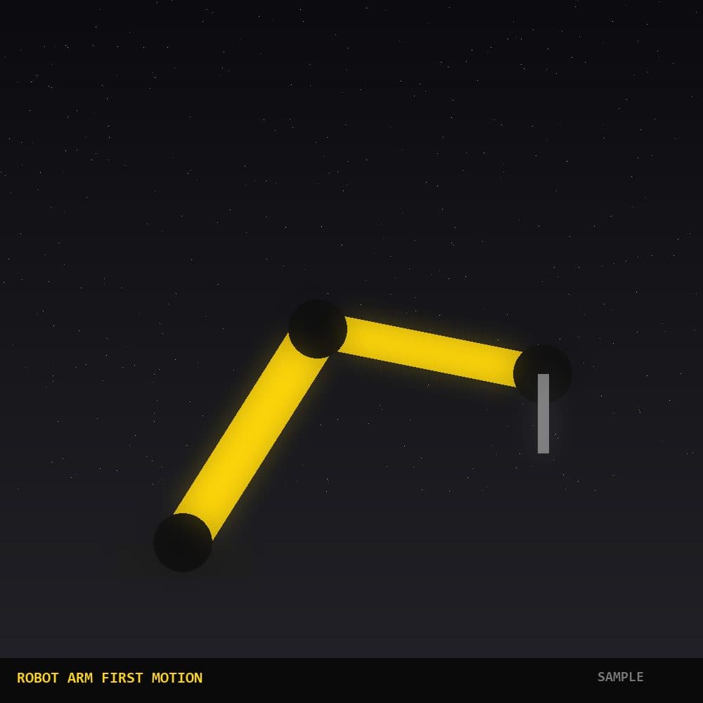 Kriya arm, first joint test (sample)